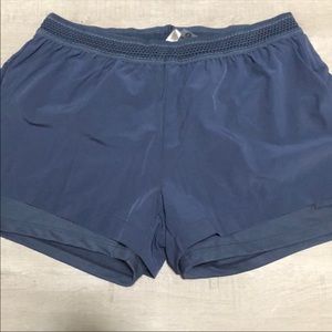 Navy athletic shorts